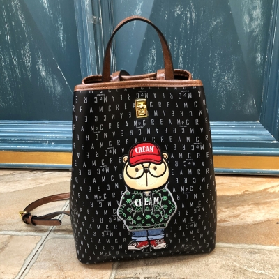 C1237-3 Creme Bär Tasche Cartoon Niedlich Mode Rucksack Neue Herbst und Winter Casual All-match Rucksack für Frauen